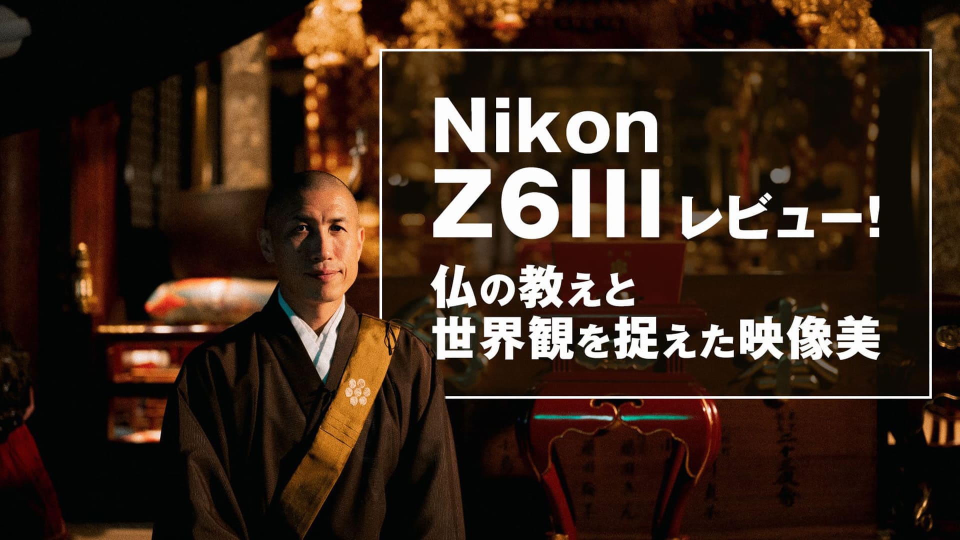 【Nikon Z6IIIモニターレビュー】仏の教えと世界を捉えた映像美